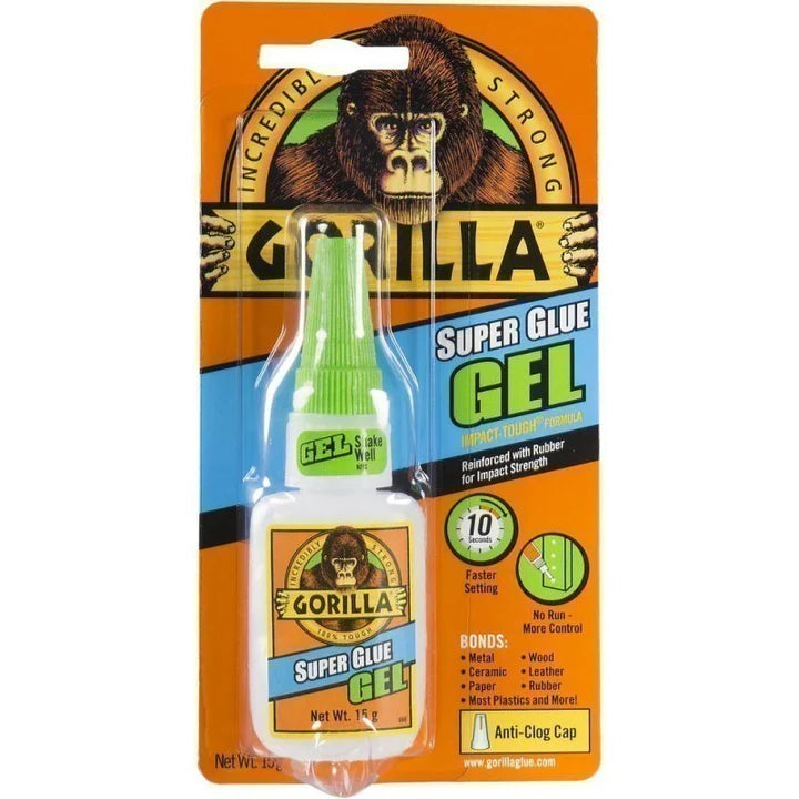 Gorilla Super Glue Gel 15g - Case of 6